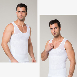 Chaleco Reductor de Abdomen para Hombre, Negro, Tela Delgada, Soporte de Cintura, Ropa Interior Moldeadora - Product Image 3