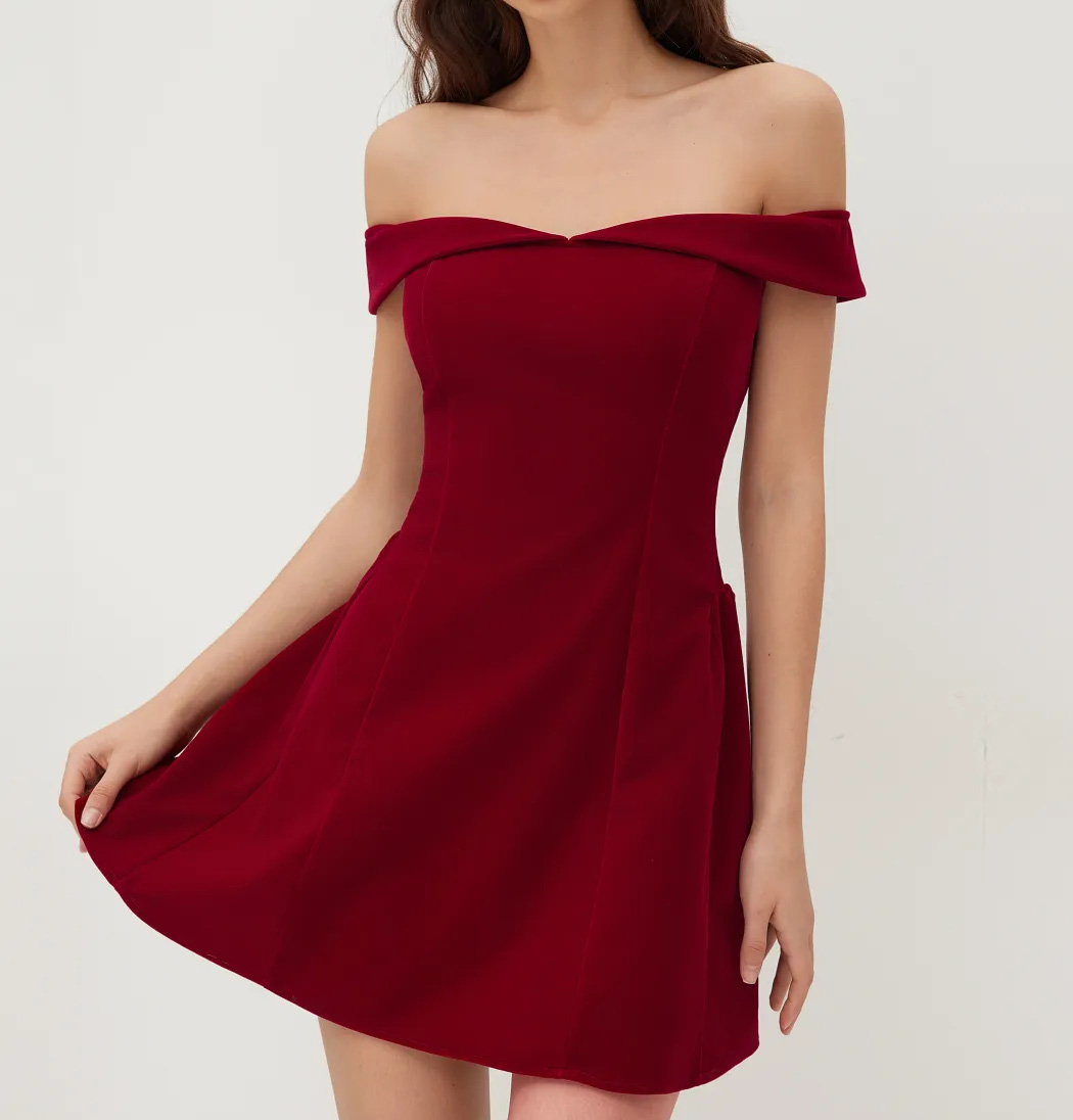 open lace back dress Love Seeker Corset Mini Dress main image 0