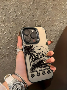 Coque de téléphone antichoc à imprimé surfeur rétro pour <span class=keywords><strong>iPhone</strong></span>, idéale pour les amateurs d'été, compatible avec <span class=keywords><strong>iPhone</strong></span> 17/16/15/14 <span class=keywords><strong>Pro</strong></span> <span class=keywords><strong>Max</strong></span>, coque de voiture - Product Image 2