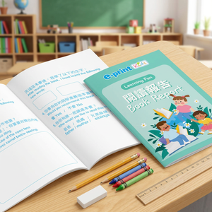 Livre d'histoires pour enfants E-print - Livret A5 à reliure piquée pour les 3-6 ans avec couverture plastifiée mate - Product Image 3