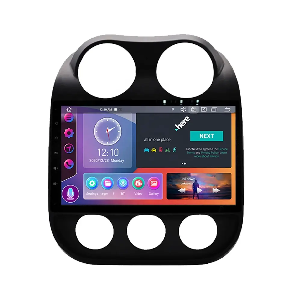 Jeep Compass Patriot 2010-2016 için otomatik elektronik Android araç DVD oynatıcı oyuncu 2 Din navigasyon araç ses radyo çalar