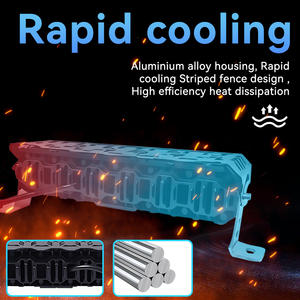 Lumière de moto 6SMD, projecteur à lentille, 140w, double couleur, étanche, barre lumineuse de travail, système d'éclairage de moto - Product Image 5