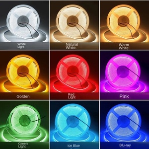 Mật độ cao COB <span class=keywords><strong>LED</strong></span> Strip ánh sáng 5V điện áp thấp độ sáng cao tự dính màu đen đồng đèn cơ thể với USB thông minh dải đèn - Product Image 2