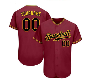 Quick-Dry Breathable Plus Size Baseball Jerseys OEM Manufacturer's High Quality <b>Heat</b>-Transfer Printed 100% Polyester Moisture - Product Image 2