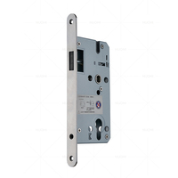 NUOMI 7255 Serrure à mortaise magnétique, corps de cylindre en acier inoxydable, accessoires de porte européens, serrure de porte résidentielle silencieuse