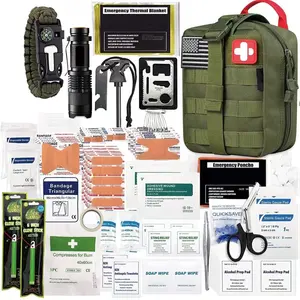 निर्माता पहली सहायता आपातकालीन चिकित्सा बाहरी उत्तरजीविता किट पहली सहायता किट आपातकालीन शिविर उपकरण उत्तरजीविता किट - Product Image 5