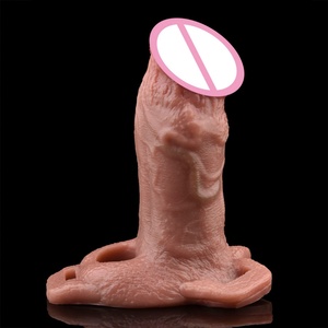 Anneau pénien en silicone souple et réaliste pour homme, réutilisable, pour retarder l'éjaculation, jouet sexuel masculin - Product Image 3