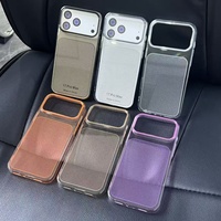 Coque de téléphone tendance en PC transparente et vierge pour iPhone 18 17 16 15 14 13 12 11 et Samsung A13 A15 A16 A17 A07