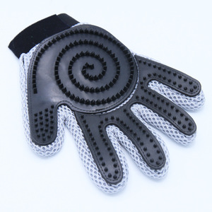 Nuevo DeShedding de masaje de caucho <span class=keywords><strong>Combi</strong></span> Pet Grooming guante cepillo para gato perro - Product Image 3
