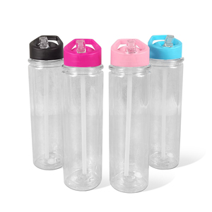 Vaso de Acrílico de Doble Pared con Tapa de Globo de Nieve Preperforada de 17 oz, Libre de BPA, Botellas de Agua Acrílicas para Niños con Tapón y Pajita Abatible - Product Image 6