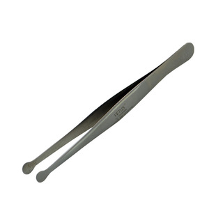 Pinzas de Acero Inoxidable Vetus 33A-SA, Punta Redonda Grande, Antimagnéticas, para Laboratorio - Product Image 4