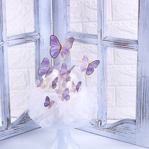 Adorno <span class=keywords><strong>de</strong></span> Pastel <span class=keywords><strong>de</strong></span> Mariposa Cola <span class=keywords><strong>de</strong></span> Golondrina 2D Impermeable, Mariposas Rosas y Doradas <span class=keywords><strong>para</strong></span> <span class=keywords><strong>Decoración</strong></span> <span class=keywords><strong>de</strong></span> Pasteles <span class=keywords><strong>de</strong></span> Cumpleaños <span class=keywords><strong>de</strong></span> Princesa y Bodas - Product Image 4