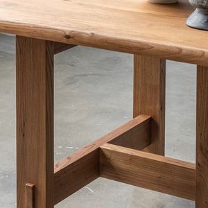 Solid Oak Wood Square <b>Dining</b> Set Modern <b>Dining</b> Room Furniture for Hotel Use - Product Image 3