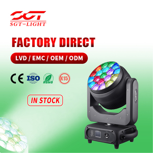 Equipo Profesional para Escenarios en Oferta, Luz Móvil K15 con Enfoque de 19*40W, Efecto Ojos Grandes, para DJ, Discotecas, Bodas y Eventos - Product Image 1
