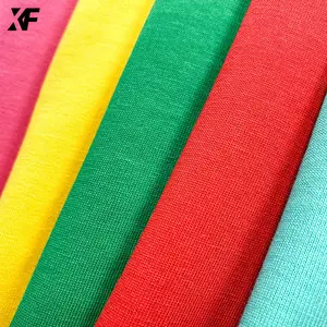 280gsm Single Jersey Fabric 100% Cotton Knitted Pure Liberty Cloth Single Jersey Pima Cotton Tshirt Fabric