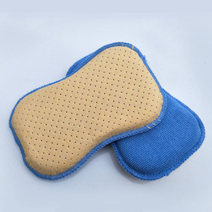 Esponja para Lavado de Autos Azul Cielo 10X17.5Cm Esponja Circular para Desempañar y Limpiar - Product Image 4