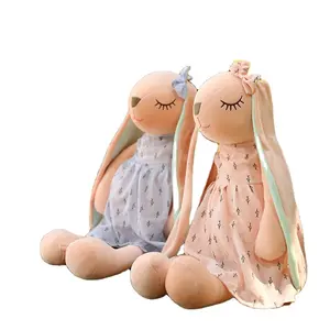 New Long Ear Rabbit Plush Toy Comfort Cloth Doll