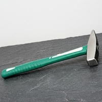 Marteau de mécanicien de qualité industrielle en acier à haute teneur en carbone avec manche en fibre de verre, personnalisable OEM, outil de découpe pour soudeur multi-spécifications