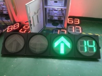 Feu de signalisation LED Roadsafe 400 mm avec 3 unités de balles lumineuses complètes, visibilité de 800 m, certifié CE