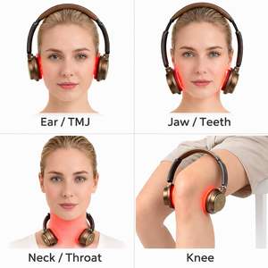 Dispositivo <span class=keywords><strong>de</strong></span> Terapia <span class=keywords><strong>de</strong></span> Luz Roja Premium para Cabeza y Oreja, 650/850/940nm, Infrarrojo, para Oreja, Mandíbula, TMJ, Dientes, Garganta y Cuello, Recargable, 4 Modos - Product Image 4