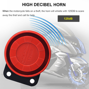 Universal 12V penyalaan mesin satu arah pengendali jarak jauh kunci Fob aksesoris sepeda motor dengan pelindung kelebihan beban dan sistem <span class=keywords><strong>Alarm</strong></span> - Product Image 4
