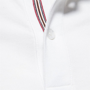 Polo da Uomo di Alta Qualità 70% Cotone con Ricamo <span class=keywords><strong>Cervo</strong></span>, Tinta Unita, Colletto Polo, Stile Basic, Manica Corta - Product Image 4