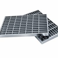 Grille de drainage en acier galvanisé pour les parkings et les allées à fort trafic