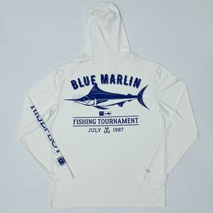 Sweat à capuche de pêche personnalisé pour homme, protection UV, mélange de nylon 135 GSM, respirant, séchage rapide, pour activités estivales en extérieur - Product Image 3