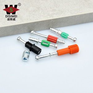 Conector 3 en 1 Disiwei M6, tornillo autorroscante, accesorio de ferretería para bloqueo de rueda excéntrica para muebles - Product Image 3
