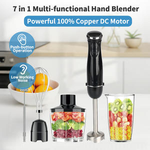 <span class=keywords><strong>Mixeur</strong></span> Plongeant Multifonction Brillant pour Cuisine, Smoothies, 5+ Vitesses, Sans BPA, Acier Inoxydable, Qualité Hôtelière Allemande - Product Image 3
