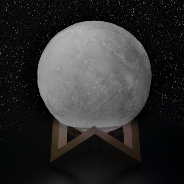 EVERMORE Flash Sale Multicolor Sq510 Home Decoration Kids Print Night Lamp 3d Led Moon Light