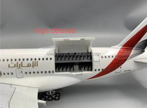 โมเดลเครื่องบินเอ็มไพร์เรย์ รุ่น <span class=keywords><strong>A380</strong></span> ขนาด 1:150 พร้อมไฟ LED ความยาว 46 ซม. ของสะสม ของขวัญ สำหรับนักสะสม - Product Image 3