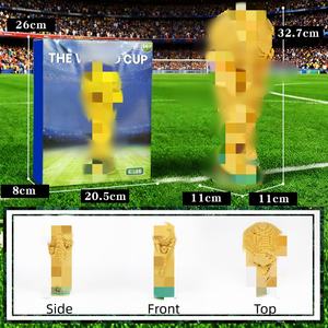 Set de Bloques de Construcción del Trofeo de la Copa Mundial de Fútbol 2026 de 32.7cm, Juguete Deportivo para Regalos de Aficionados, Decoración de Escritorio, Recuerdo Infantil de la FIFA - Product Image 5