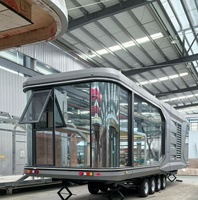 Maisons préfabriquées en capsules fabriquées en usine, bureaux modernes isolés pour l'extérieur, conteneurs habitables, hôtels mobiles en capsule, parcs hôteliers
