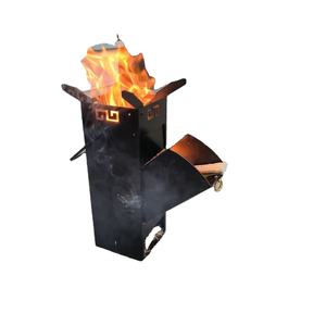 Portable extérieur maison Camping poêle à <span class=keywords><strong>bois</strong></span> <span class=keywords><strong>Bushcraft</strong></span> survie <span class=keywords><strong>bois</strong></span> fusée poêle - Product Image 1