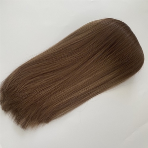 Balayage Ombre Miel Brun Couleur Casher Perruques Européenne Juive Raw Vierge Européenne Cheveux Humains Soie Top Perruques pour Femmes - Product Image 1