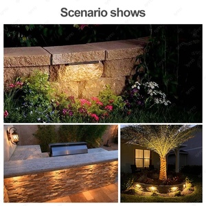 Ngoài trời Vườn 12V 24V AC DC 0.8W 1.2W bước hàng rào điện áp thấp nhôm hardscape paver ánh sáng lan can cầu thang cảnh quan Tường Đèn - Product Image 5