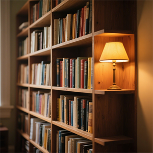 고급 사용자 정의 만든 현대적인 스타일 나무 캐비닛 책 선반 유리 문 나무 디스플레이 랙 홈 오피스 거실 호텔 - Product Image 2