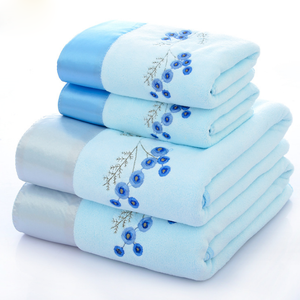 <span class=keywords><strong>Toallas</strong></span> bordadas ecológicas suaves de secado rápido súper absorbentes extra grandes <span class=keywords><strong>para</strong></span> viajes en <span class=keywords><strong>el</strong></span> baño corporal - Product Image 1