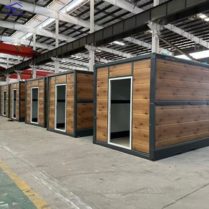 บ้านคอนเทนเนอร์ขนาดเล็กแบบพับได้ ปรับแต่งได้ ผลิตจากเหล็กชุบสังกะสี - Product Image 6