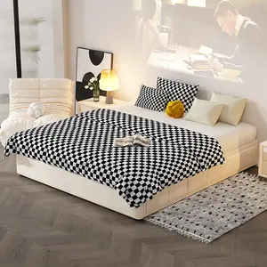 Canapé-lit en bois intelligent sans têtes de lit et tiroirs et cadres