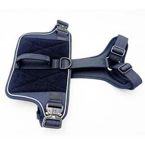 สายจูงสุนัขบุนวมไนล่อนทนทานพร้อมที่จับเสื้อกั๊กสัตว์เลี้ยงปรับได้สะท้อนแสงสำหรับฝึกสุนัขทำงานปีนเขา - Product Image 1