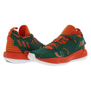 Zapatillas de Baloncesto Adidas Unisex Sm Dame 7 Extraply Color Verde/Naranja |   100% Auténtico - Product Image 1