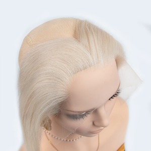 Topper de Cabello Humano Ruso Virgen Crudo con Encaje HD Suizo de Nudo Único para Línea de Cabello, Venta al por Mayor para Mujeres - Product Image 4