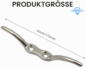 <span class=keywords><strong>4</strong></span> crochets de fixation robustes en acier inoxydable pour cordes de mât de drapeau - Product Image 2