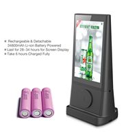Lecteur de menu numérique de table Android avec télécommande, service d'appel, affichage publicitaire pour restaurant