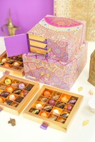 Boîte-cadeau de date de motif moyen-oriental personnalisé Offre Spéciale, emballage festif du Ramadan et de l'Aïd, personnalisation du logo en gros