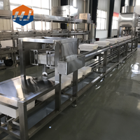 Machine industrielle HJ de fabrication automatique de lait de soja et de tofu, 100 kg, contrôle PLC haute précision, 7,5 kW, 380 V, usage commercial, garantie 1 an