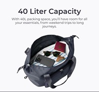 Sac de voyage pliable 40L, sac de transport à roulettes avec fond extensible pour week-end, aéroport, camping, vacances, usage quotidien, personnalisable en usine