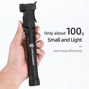 <span class=keywords><strong>Pompe</strong></span> <span class=keywords><strong>à</strong></span> <span class=keywords><strong>vélo</strong></span> portable en acier 130-160 PSI, mini <span class=keywords><strong>pompe</strong></span> manuelle <span class=keywords><strong>à</strong></span> double <span class=keywords><strong>action</strong></span> avec manomètre et valves Presta/Schrader pour VTT - Product Image 2